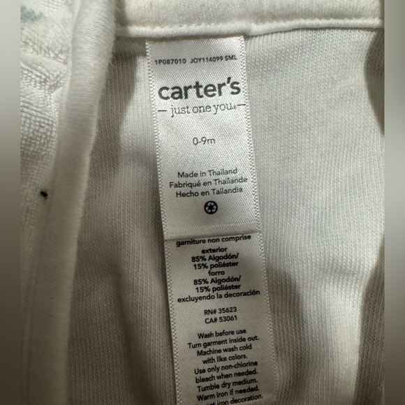 Carter's Soft White Baby Robe - Picture 3 of 3